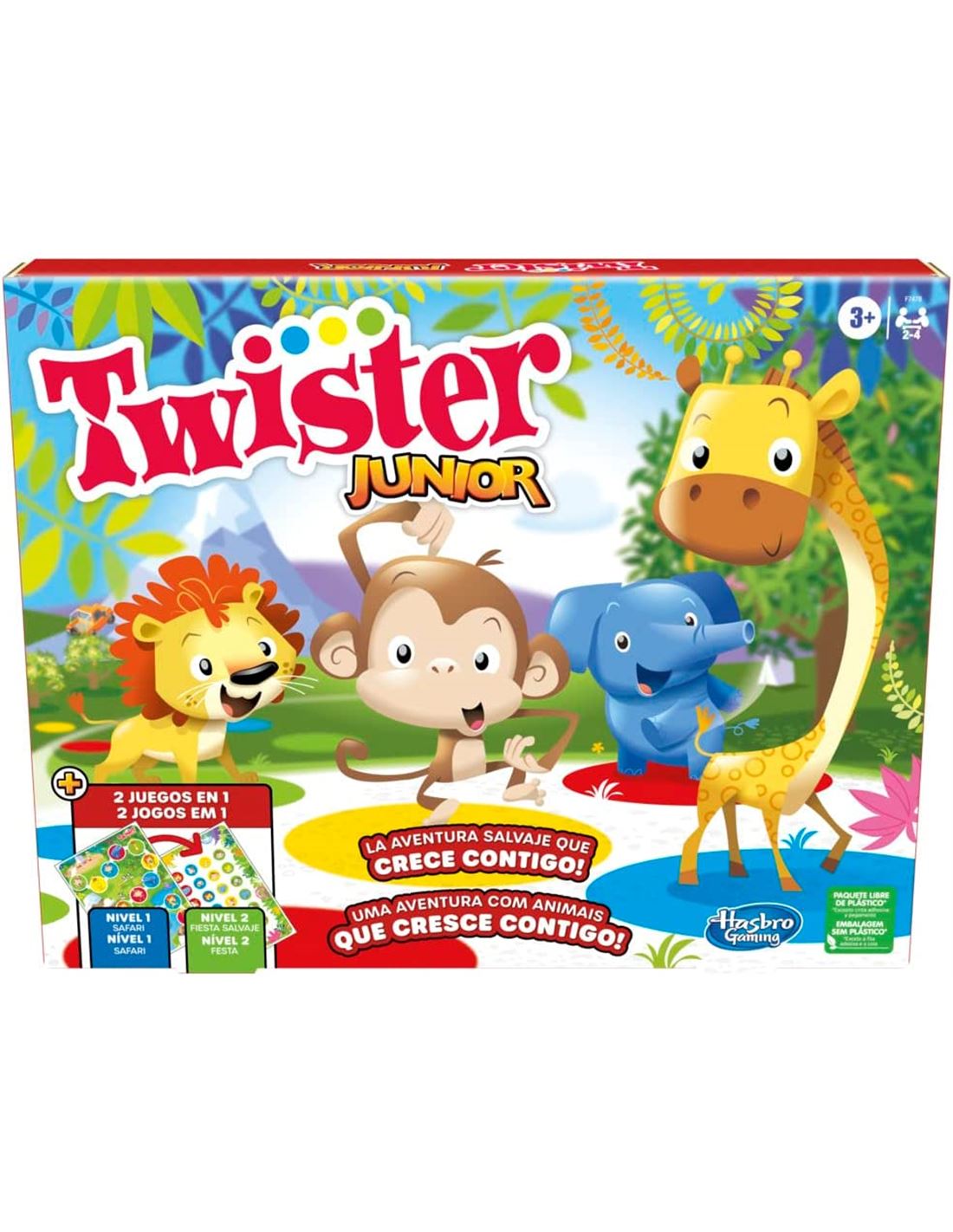 Juego Hasbro Twister Junior - Versión Multilingüe (+3 años)