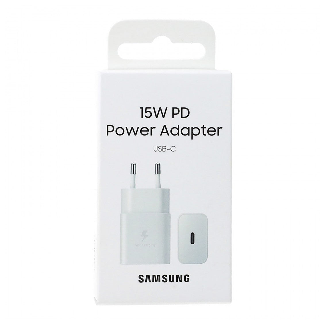 Cargador Samsung USB Tipo-C 15W Rápido Blanco EP-T1510