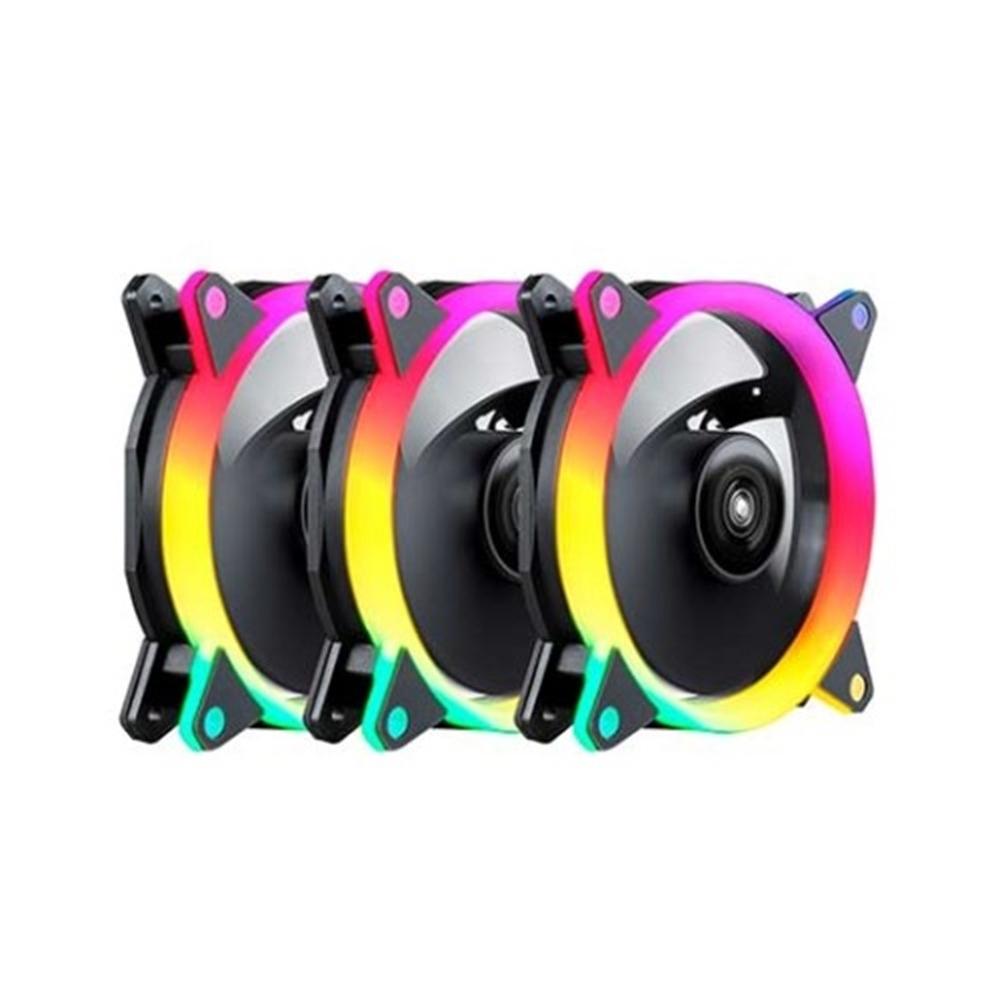 Kit de Ventiladores ARGB Unykach 120mm para CPU Gaming - 3x120mm con Controladora