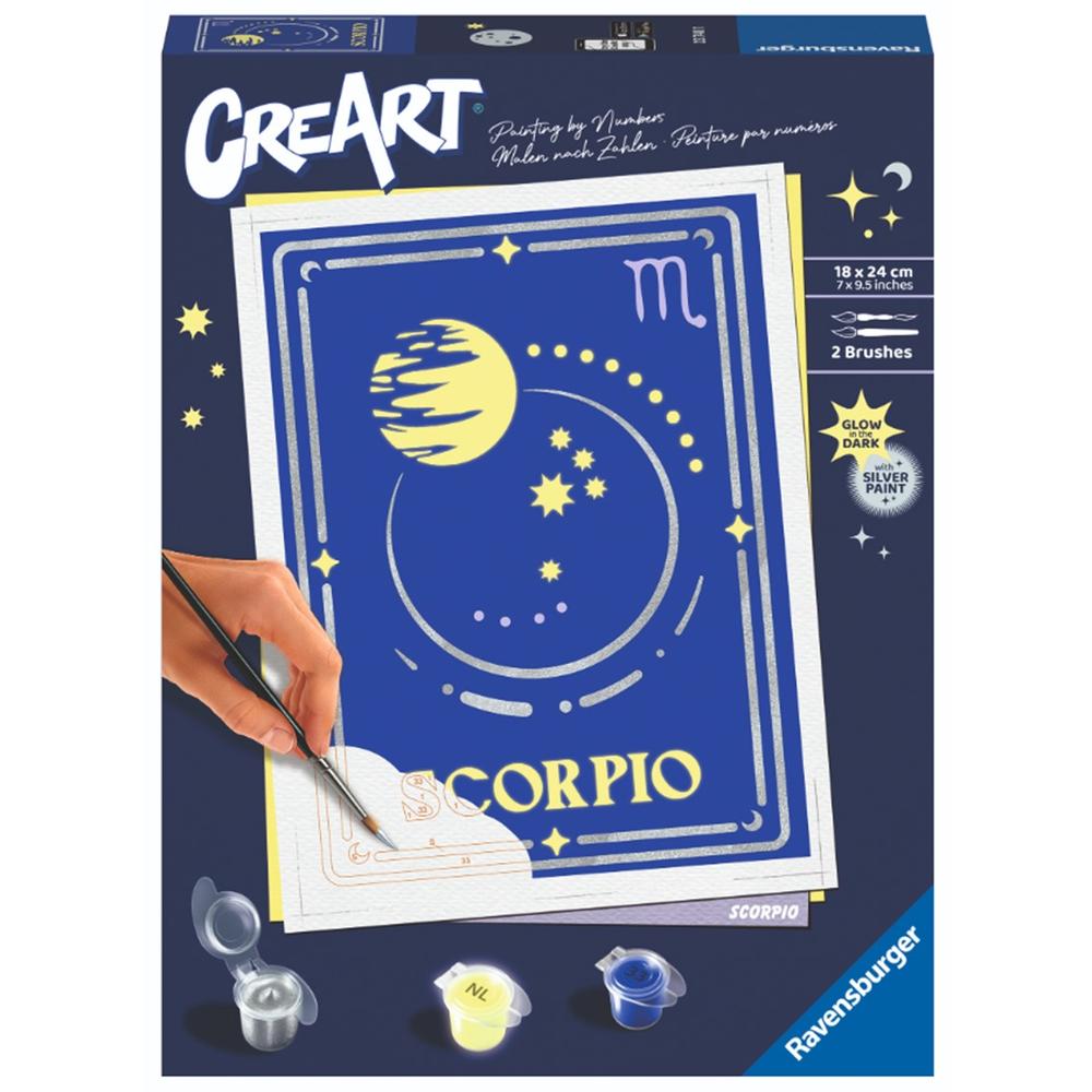 Kit Ravensburger CreART - Pintura por Números Escorpio (+13 años)