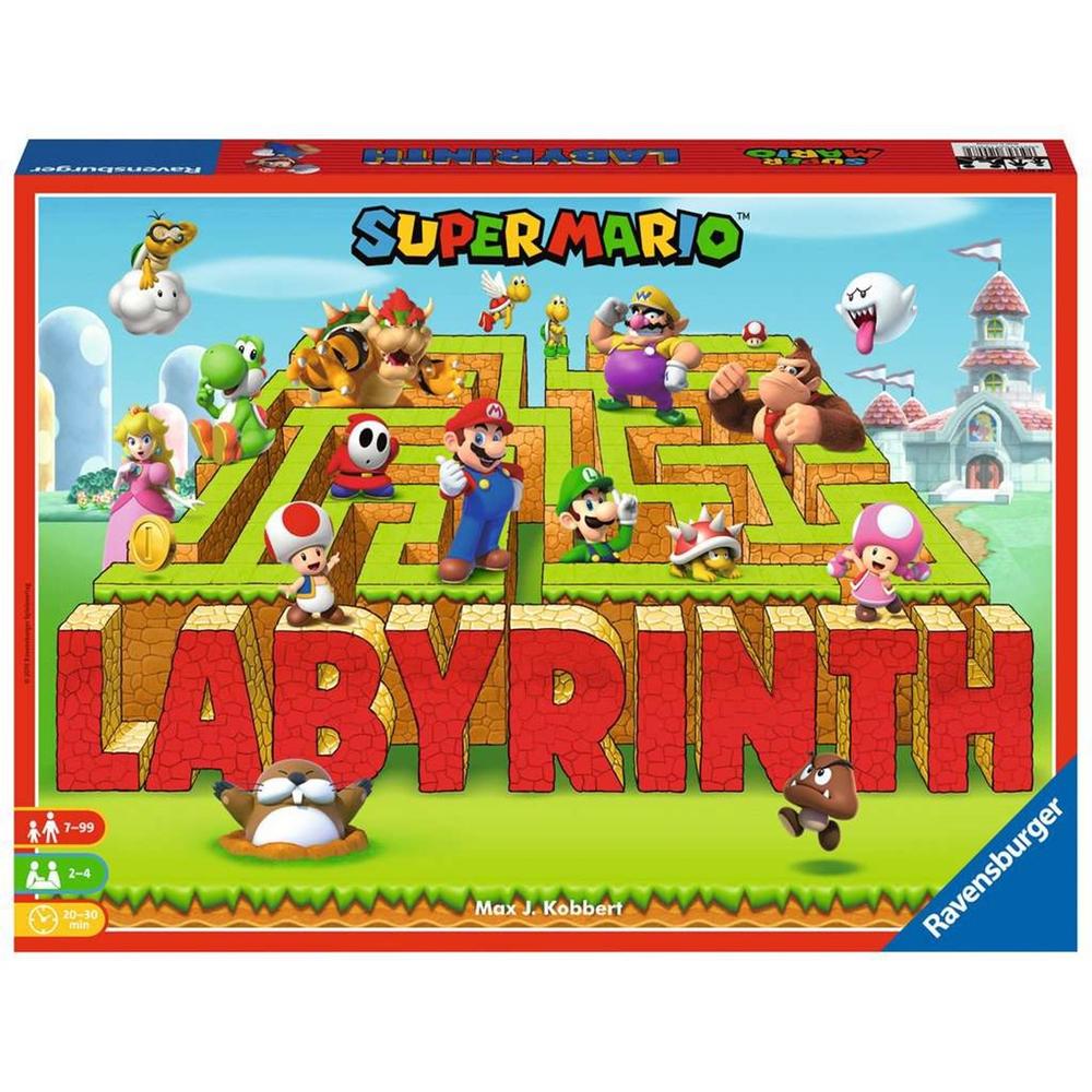 Juego de Mesa Ravensburger Labyrinth Super Mario: Estrategia y Diversión Familiar
