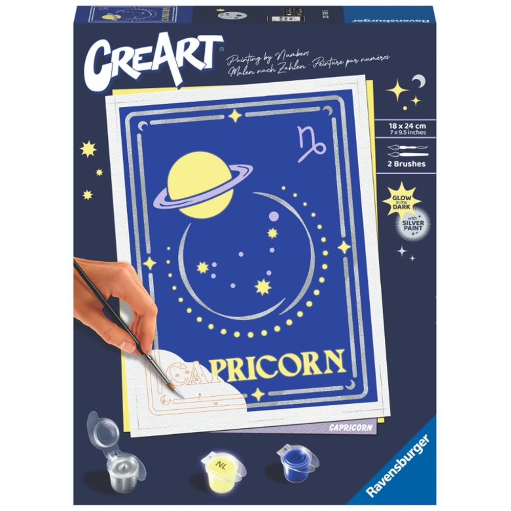 Kit para pintar con números Ravensburger Creart - Capricornio (+13 años)