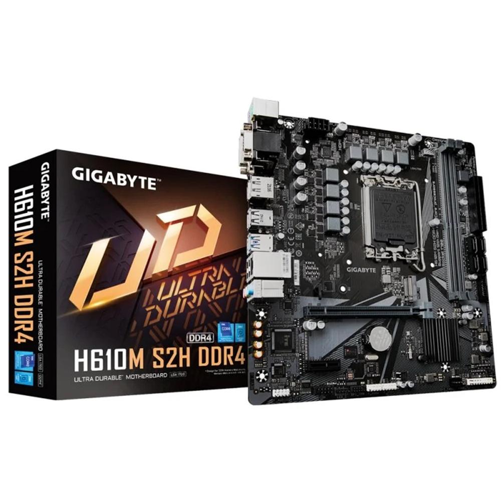 Placa base GIGABYTE H610M S2H V3 DDR4 Micro ATX LGA1700 2 x DDR4