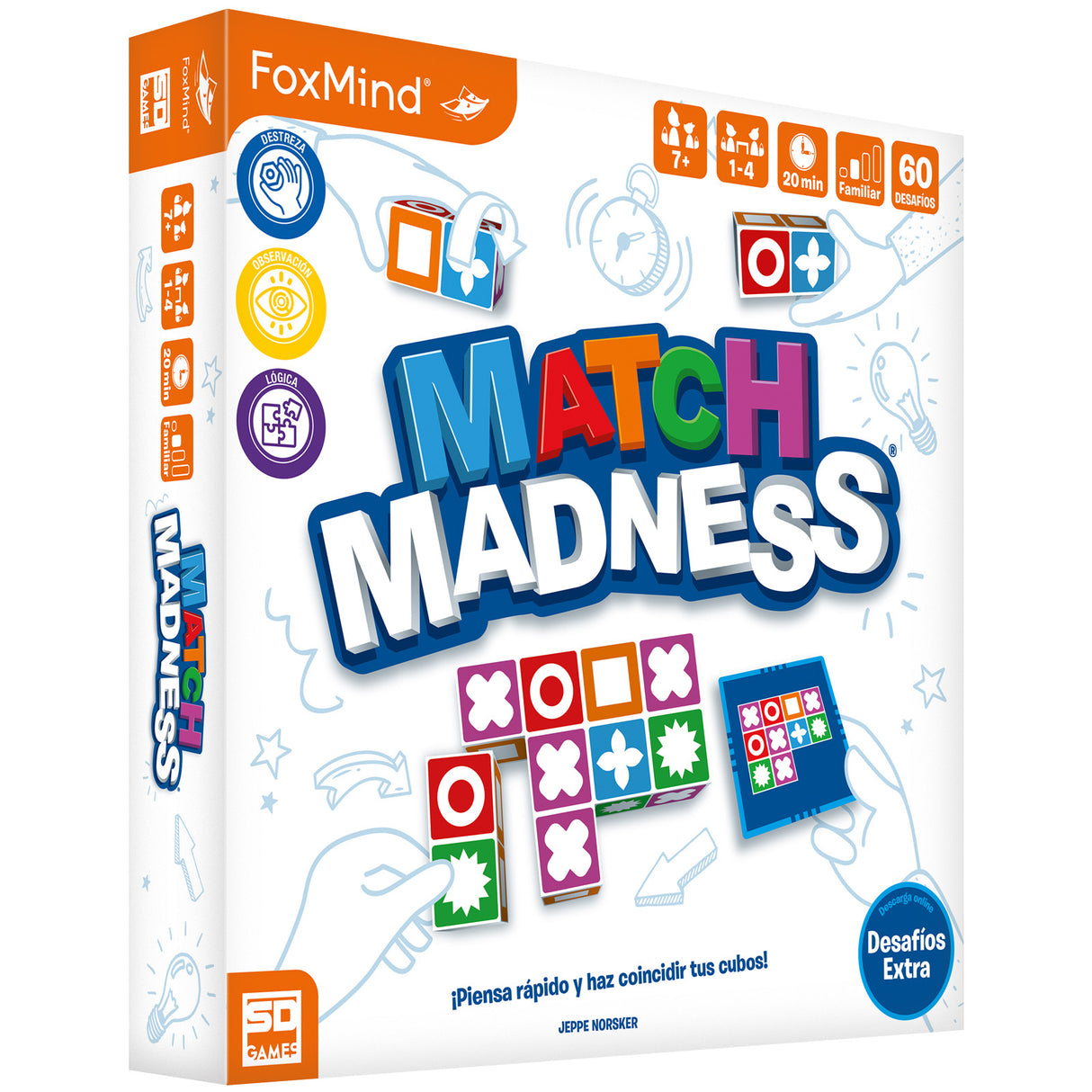 Match Madness 2ª edición: Juego de Velocidad y Percepción para 1 a 4 Jugadores
