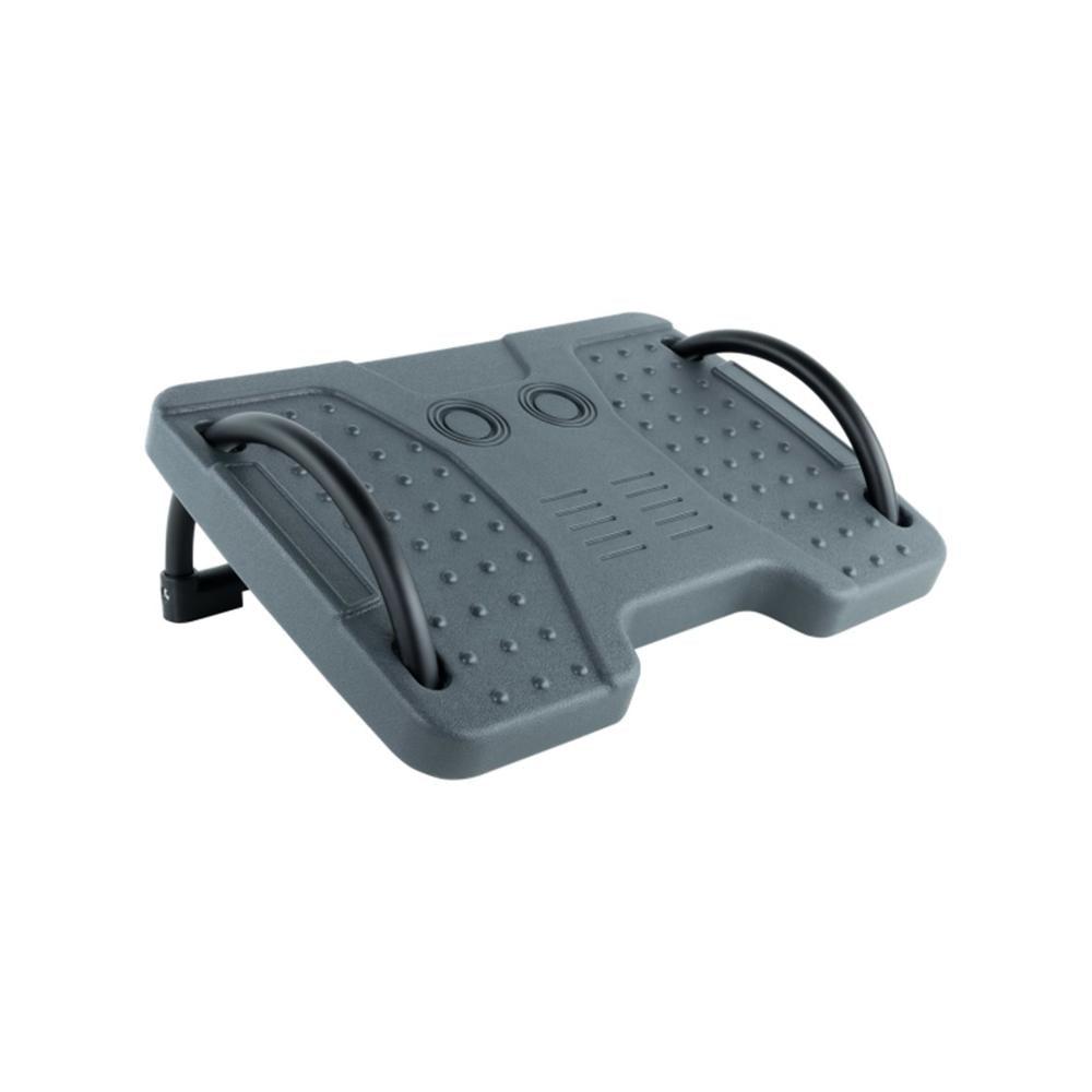 Reposapies Ajustable Confort Gris para Oficina y Hogar