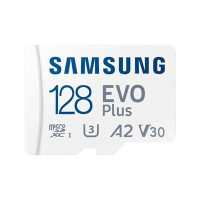 Tarjeta Micro SD Samsung EVO Plus 128GB Clase 10 - Velocidades U3 y V30