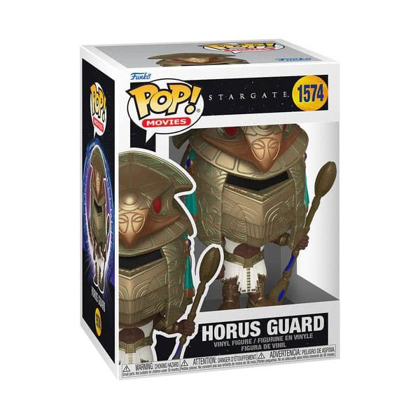 Figura Funko Pop Movies: Guardia de Horus Metalizado de Stargate
