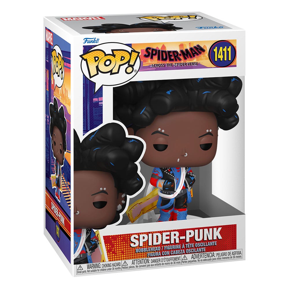 Funko Pop Marvel: Spider-Punk Sin Máscara - Spider-Man: Across the Spider-Verse