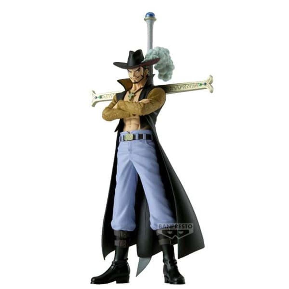 Figura DXF The Grandline de Dracule Mihawk - Banpresto 17 cm