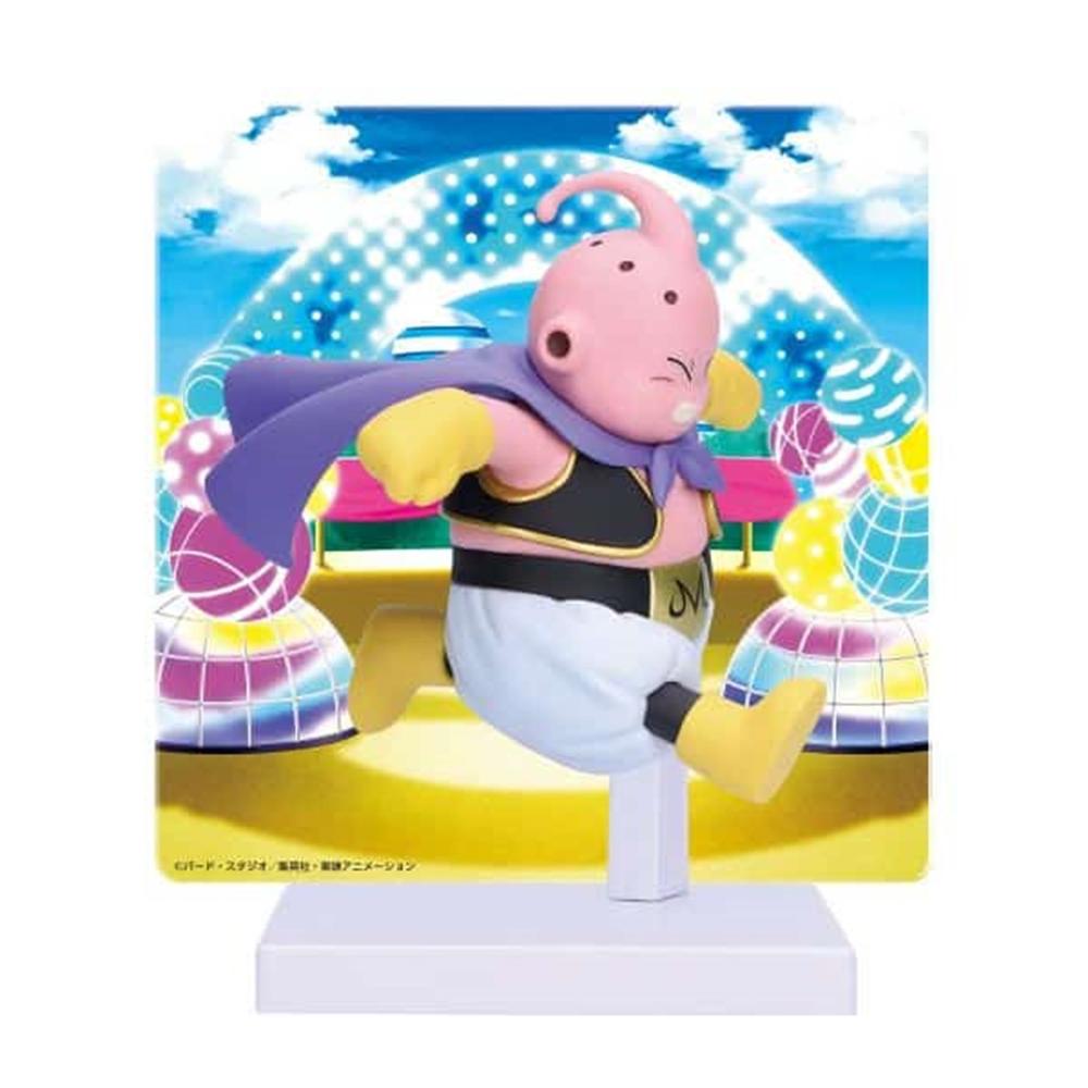 Figura Banpresto Majin Buu 8 cm Dragon Ball Daima With Panel