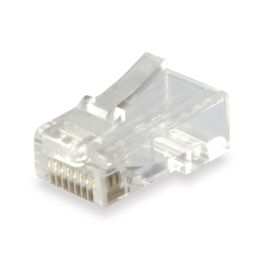 Conectores RJ45 Cat6 Equip - Pack de 100 Unidades Transparentes