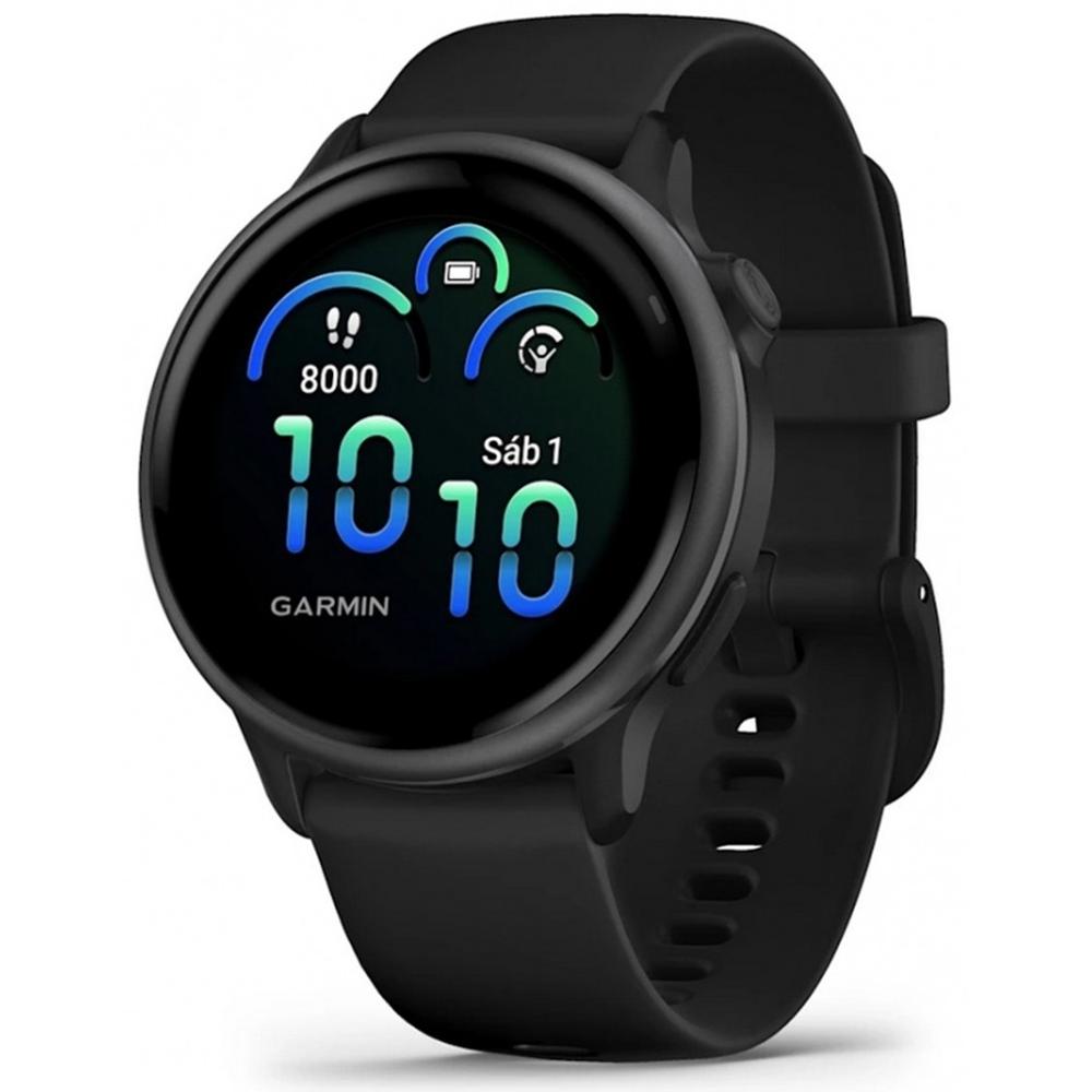 Garmin vívoactive 6 AMOLED 8GB GPS NFC monitor de salud negro