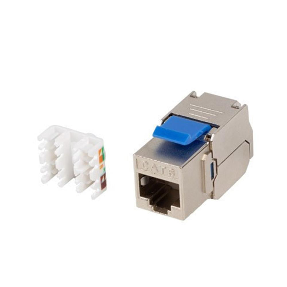 Conector Keystone Lanberg Cat.6 S/FTP RJ45 Toolless - Alta Durabilidad y Rendimiento