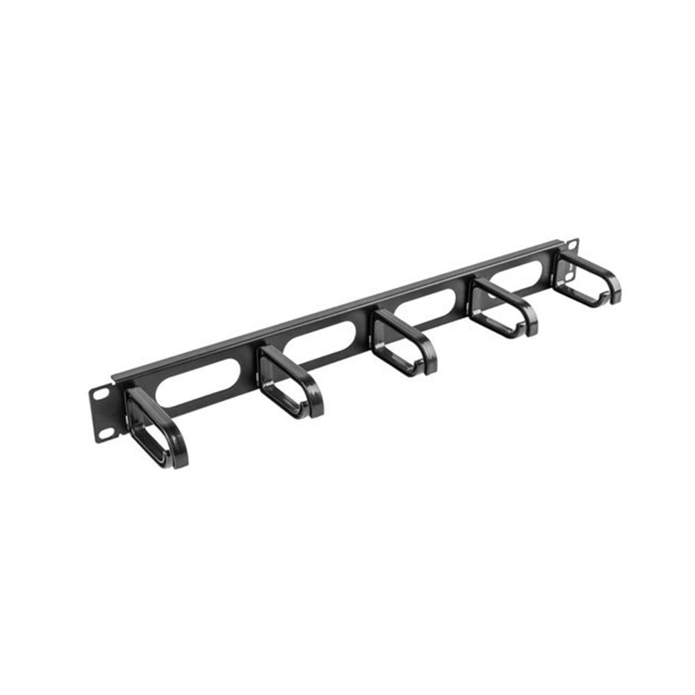 Organizador de Cables Lanberg 1U Tipo B 19" Negro