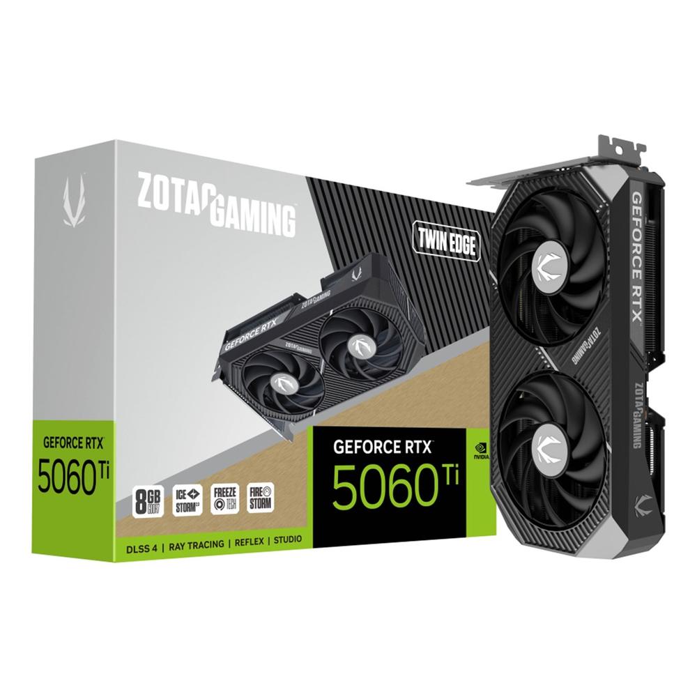 Tarjeta Gráfica Zotac RTX 5060 Ti Twin Edge 8GB GDDR7