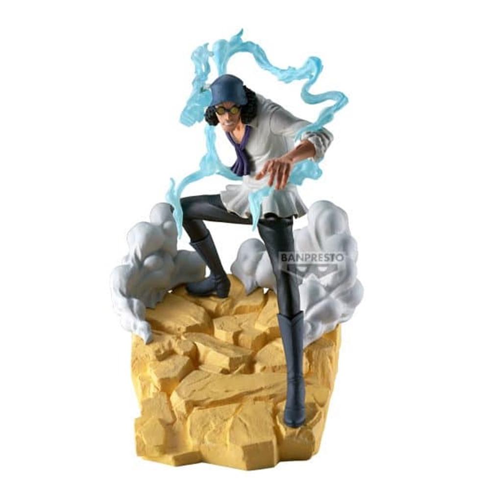 Figura Kuzan Aokiji Senkozekkei 17cm - Colección Banpresto One Piece