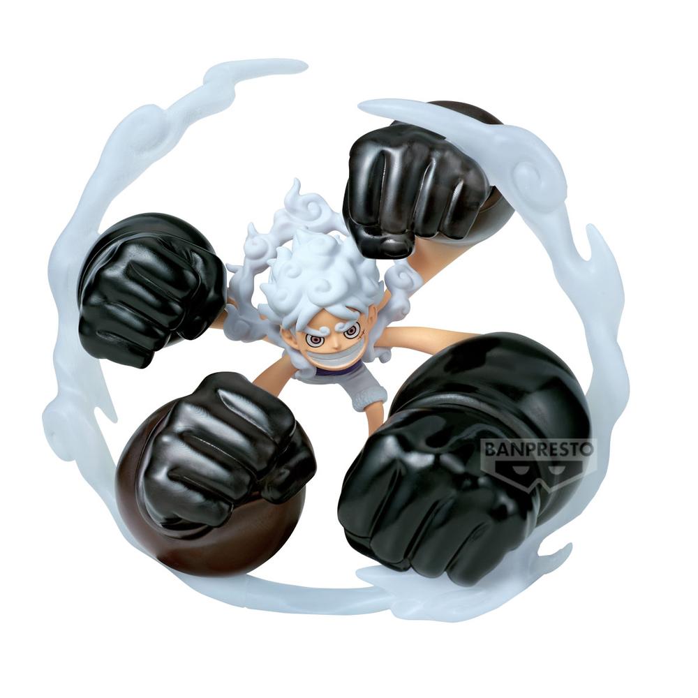 Figura Banpresto One Piece Gear 5 Monkey D. Luffy - Gum-Gum Dawn Gatling 12cm