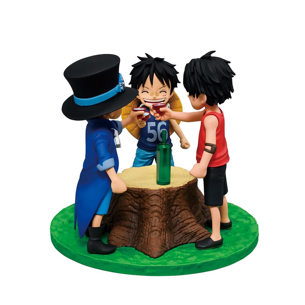 Figura Ichibansho One Piece Ace, Sabo y Luffy (Dramatic Memories) 10cm