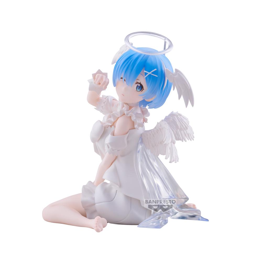 Figura Banpresto Re:ZERO Starting Life in Another World Relax Time Rem Sweet Angel Ver. 18 cm