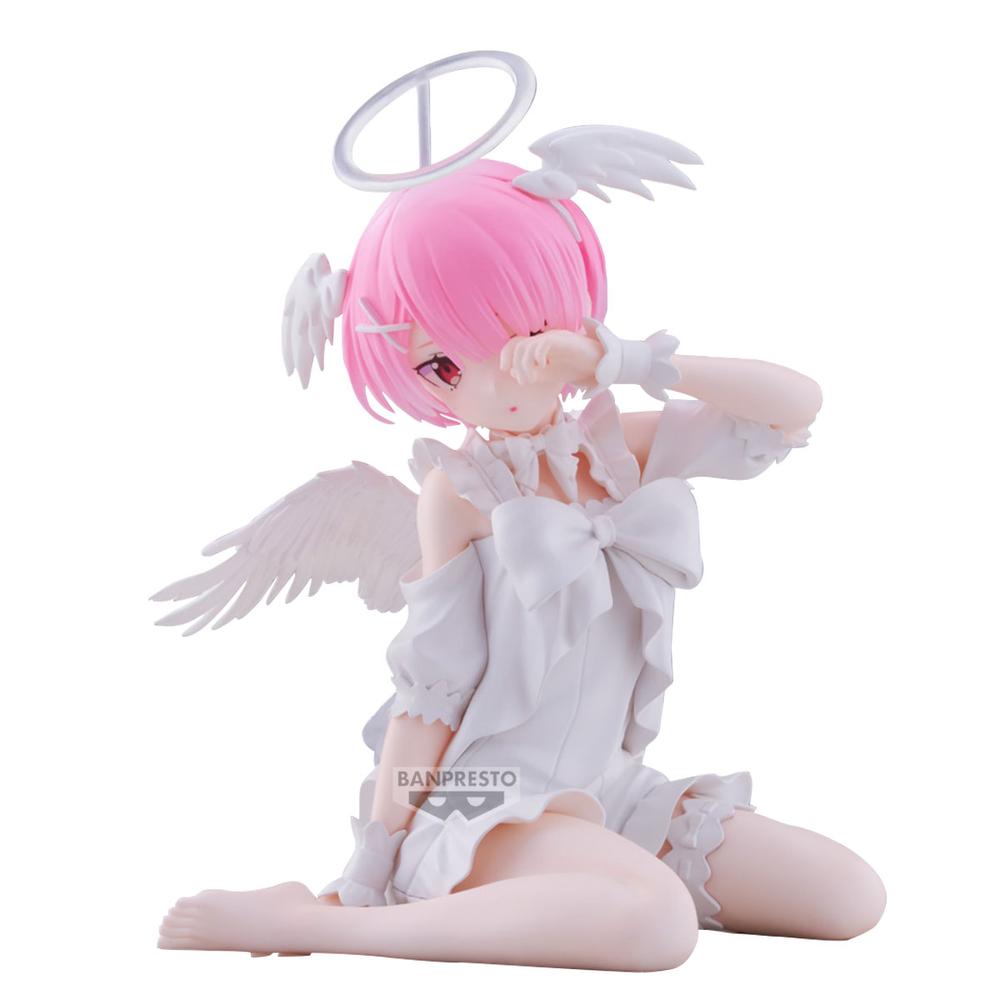 Figura Banpresto Re:ZERO Starting Life in Another World Relax Time Ram Sweet Angel Ver.