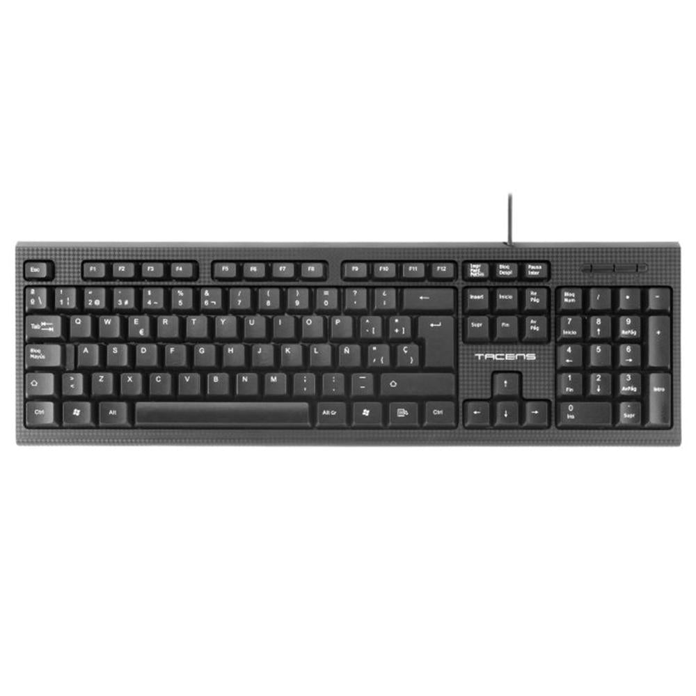 Teclado Tacens Anima AK0ES USB Alámbrico de Membrana Negro