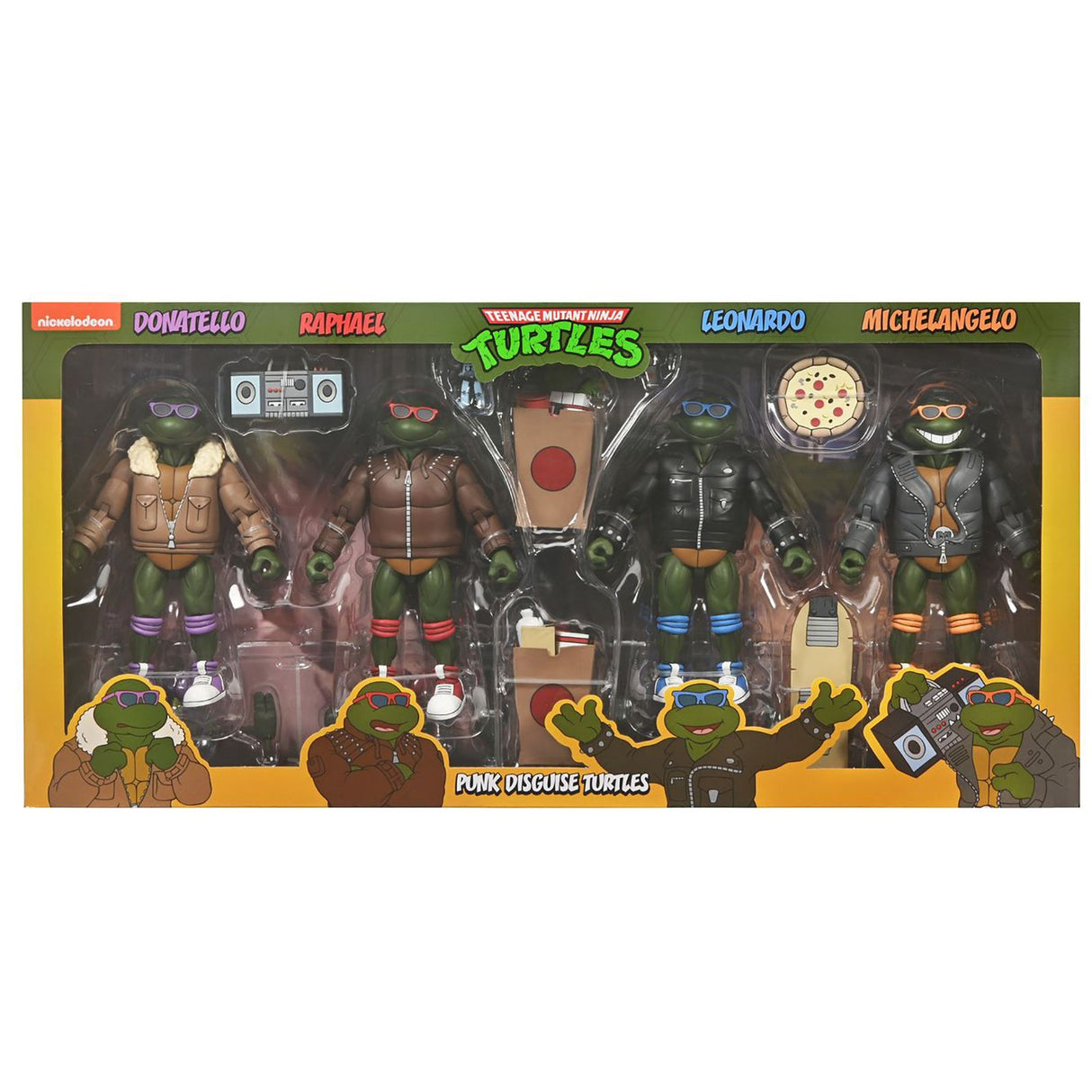 Pack de Figuras Punk Turtles 18 cm - Teenage Mutant Ninja Turtles (NECA)