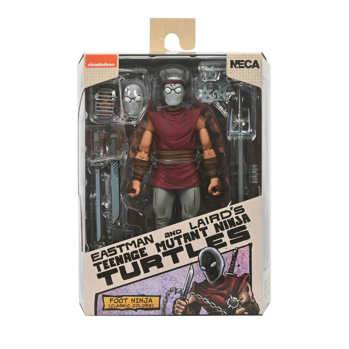 Figura Foot Ninja Classic Colors 18 cm - TMNT Mirage Comics de NECA