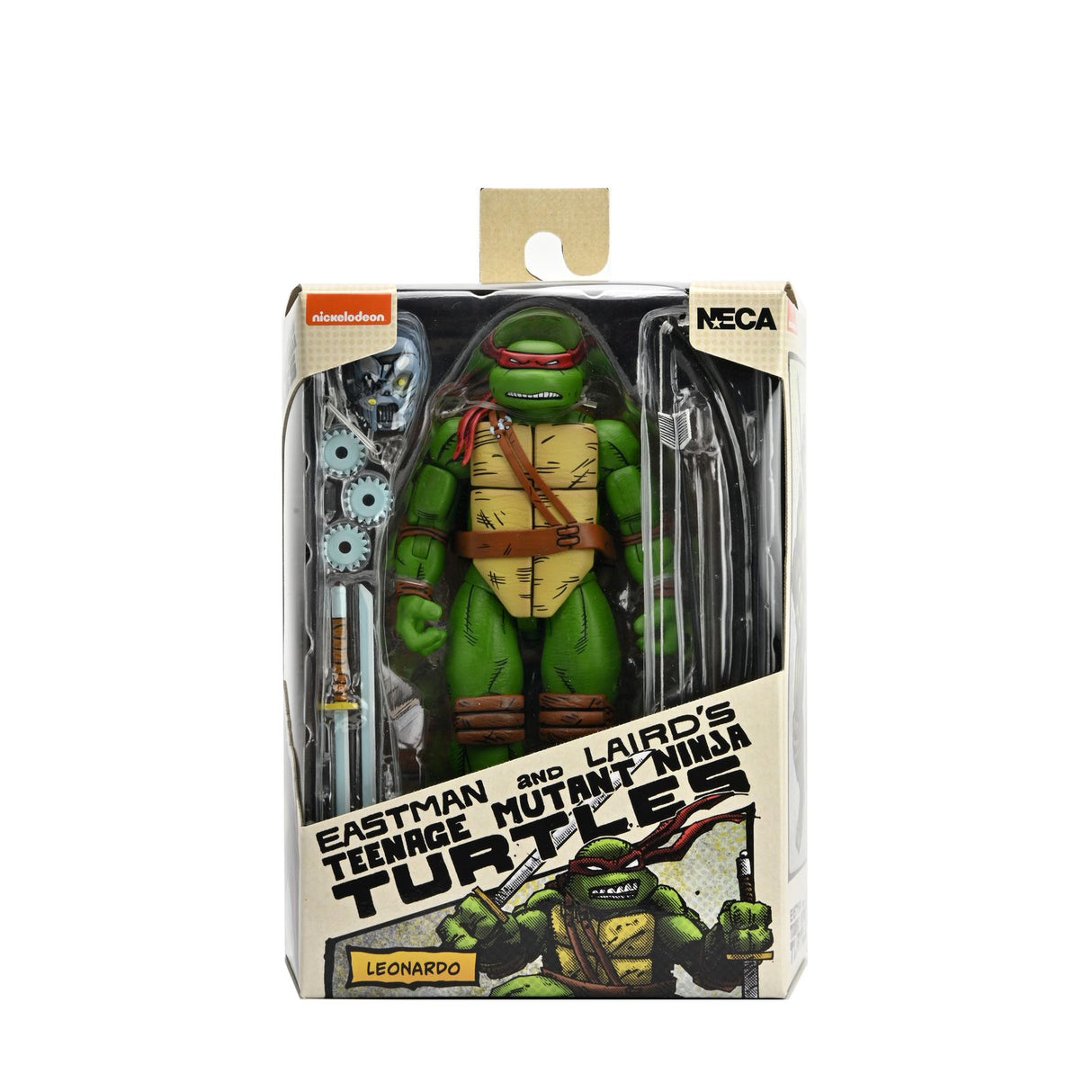 Figura de Acción Leonardo Scale Action 18cm - Teenage Mutant Ninja Turtles Mirage Comics
