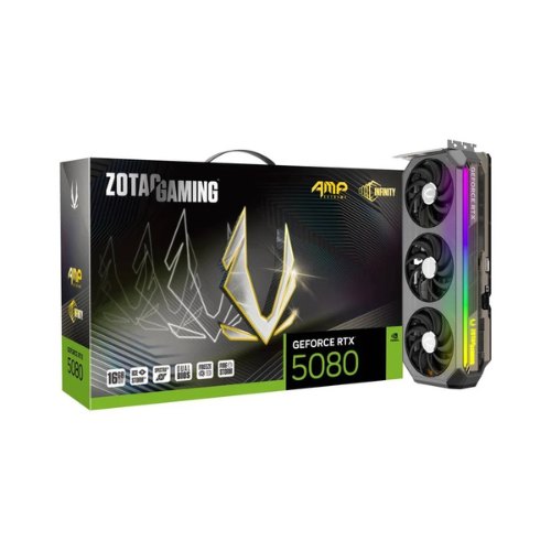 ZOTAC GeForce RTX 5080 AMP Extreme 16GB GDDR7 - Potencia Gráfica 8K