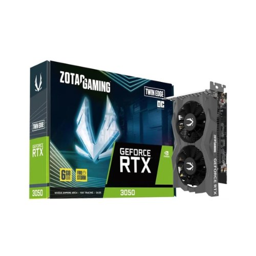Tarjeta Gráfica ZOTAC GeForce RTX 3050 Twin Edge OC 6GB