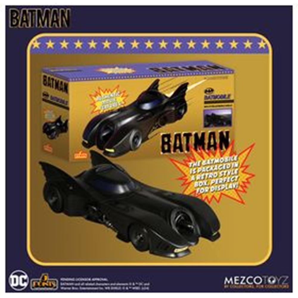 Batmóvil Mezco Toyz 5 Points DC Universe Batman 1989 - 9.5 cm