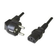 Cable de Alimentación Universal Ewent Schuko - IEC320 C13 de 3m