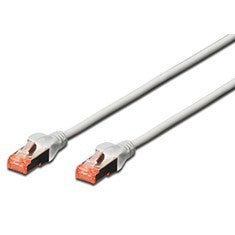 Cable Ewent RJ45 S/FTP Cat 6 - 3m Gris para Conexión a Red