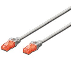 Cable de red Ewent UTP Cat6 RJ45 2m Gris