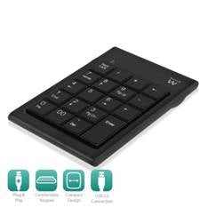 Teclado Numérico Ewent USB 2.0: Ideal para Contabilidad y Juegos, Compacto y Portátil