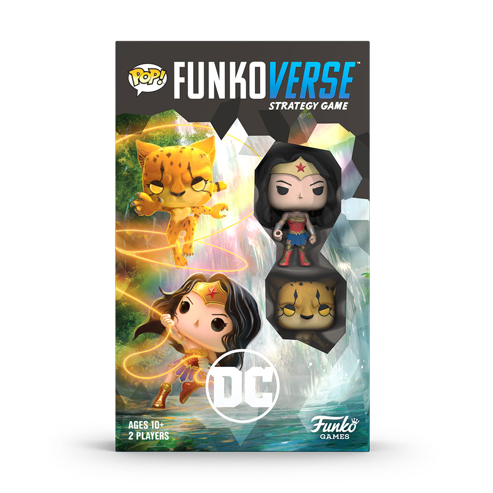 Funkoverse DC Edición 102: Wonder Woman & Cheetah - Juego de mesa (+10 años) (Inglés)