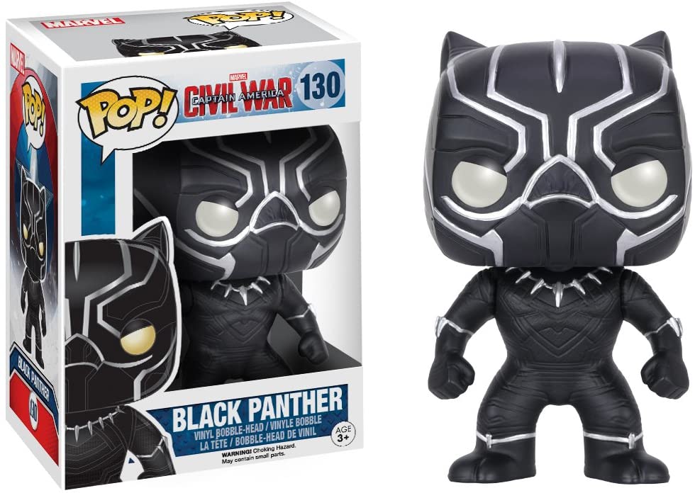 Funko Pop Vengadores: Pantera Negra Vinilo 9 cm con Caja Original