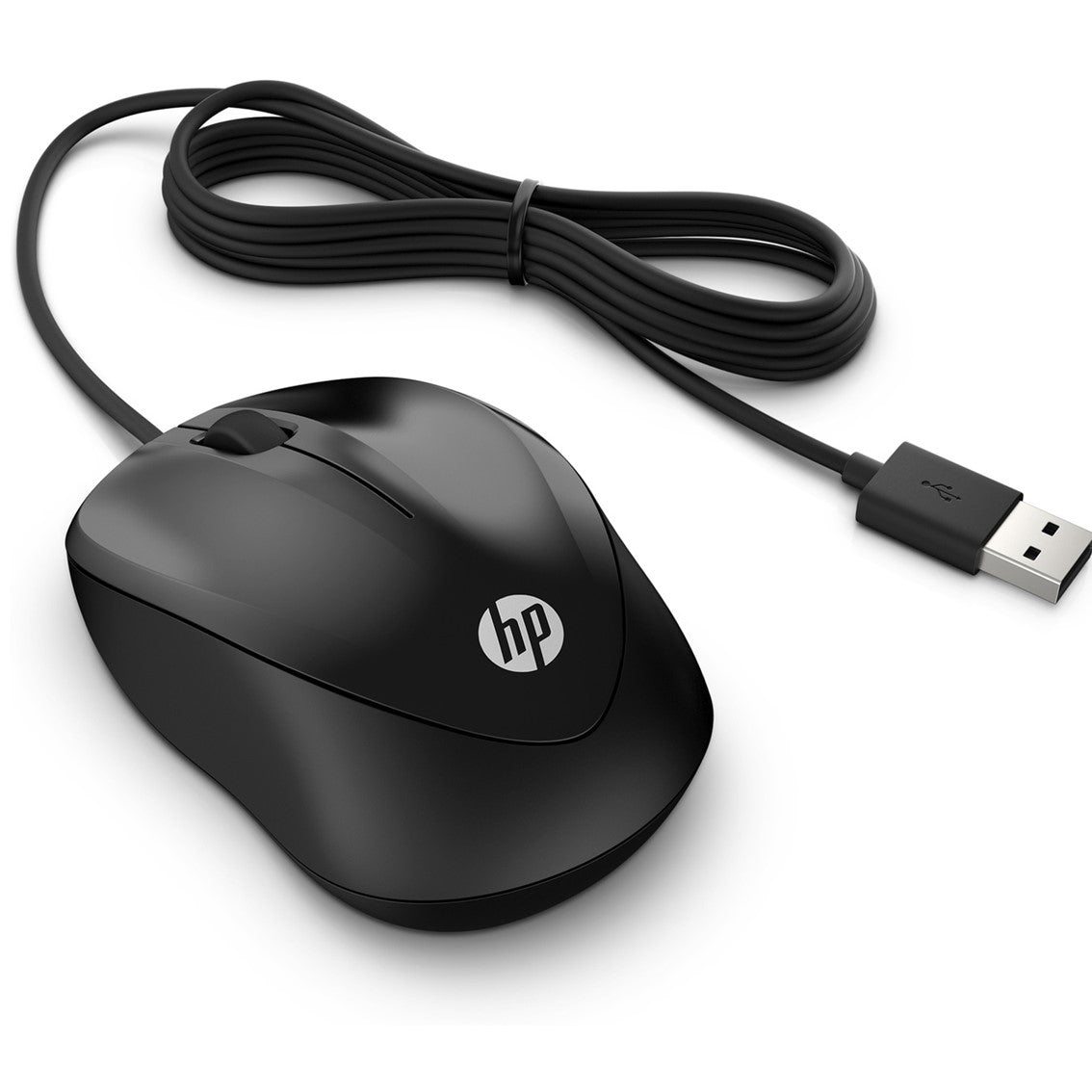 Ratón con Cable HP USB 1000 Negro - Precisión y Comodidad para Todas las Manos