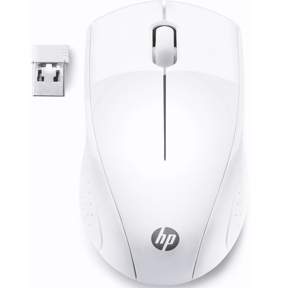 Ratón Inalámbrico HP 220 Óptico - Blanco Nieve, 1600 DPI