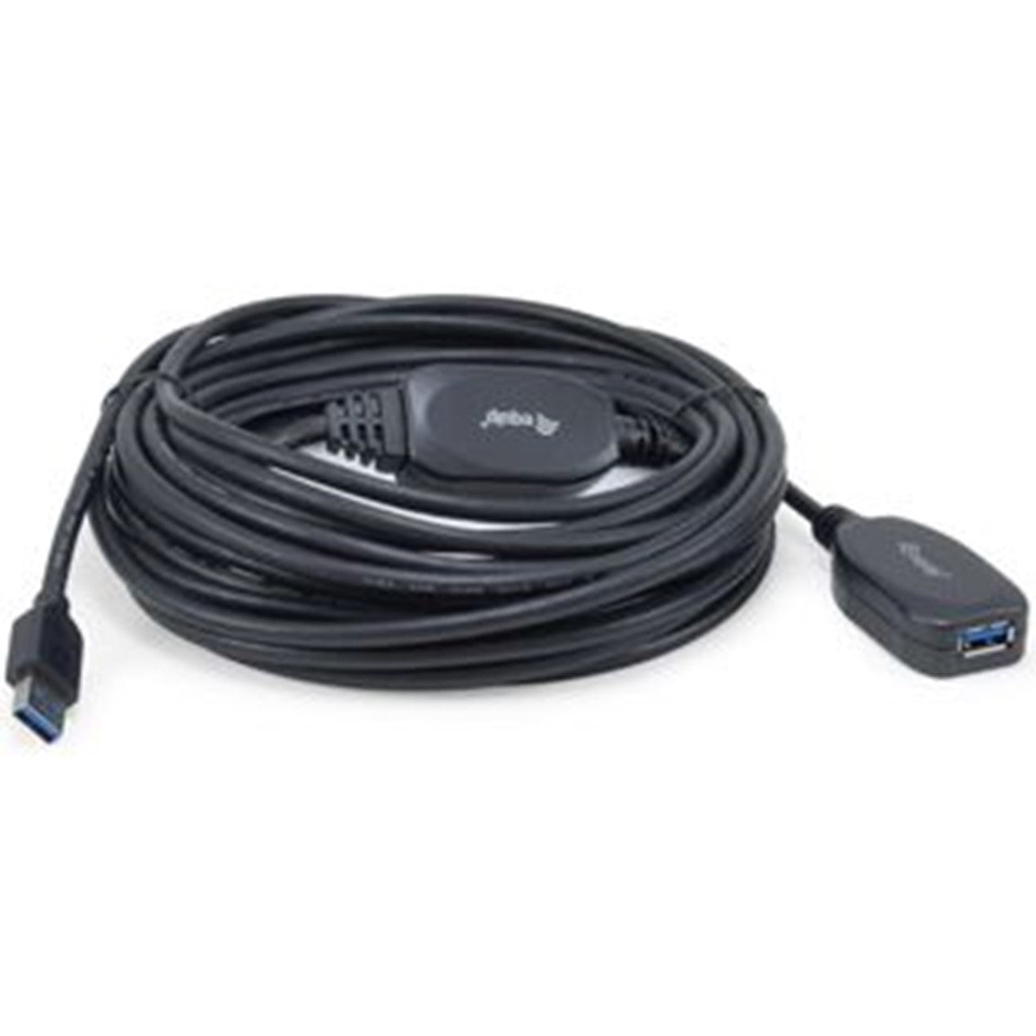 Cable de Extensión Activo USB 3.0 Macho a Hembra - 10m Negro