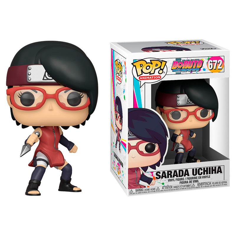 Figurita de Vinilo Sarada Uchiha 9 cm - Boruto