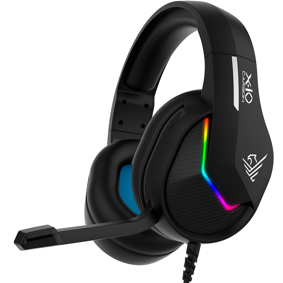 Auriculares Gaming Phoenix X-IO Negros Multiplataforma con Micrófono Retráctil