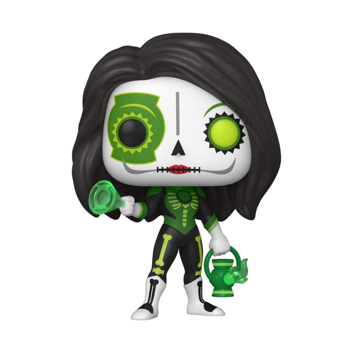 Funko Pop Linterna Verde Calaveras Mexicanas - DC Halloween 9 cm