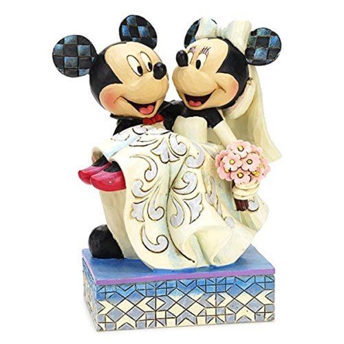 Figura de Boda Mickey y Minnie - Enesco 16 cm