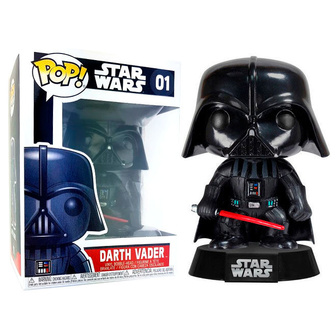 Figura Vinilo Funko Pop Darth Vader - Star Wars 9 cm