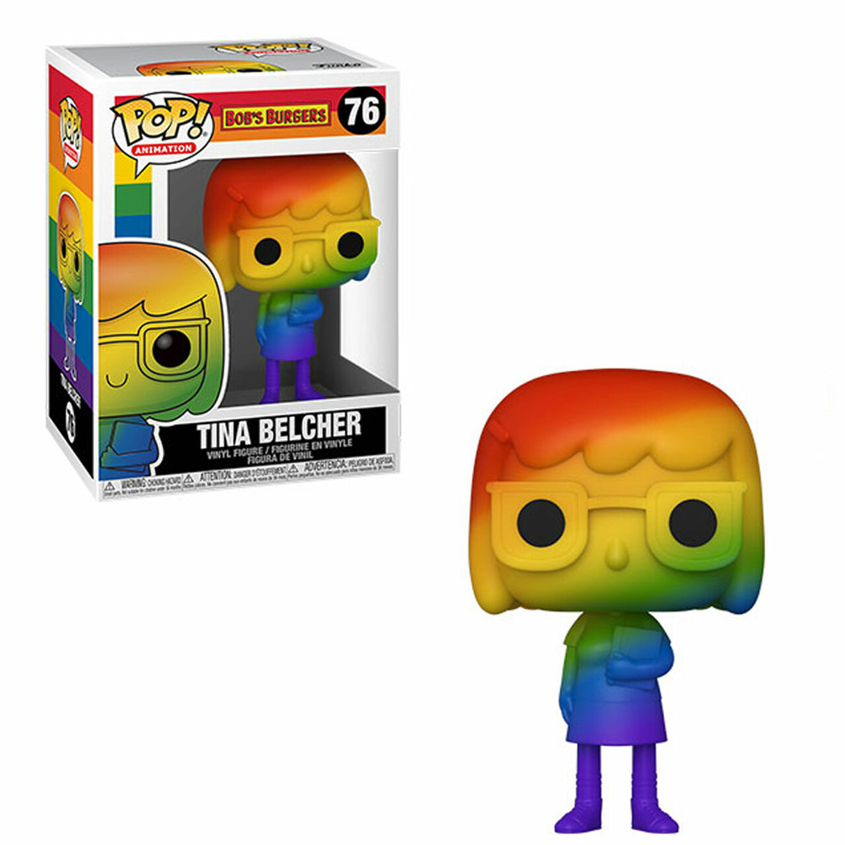 Figura Funko Pop Tina Belcher Arcoiris - Día del Orgullo