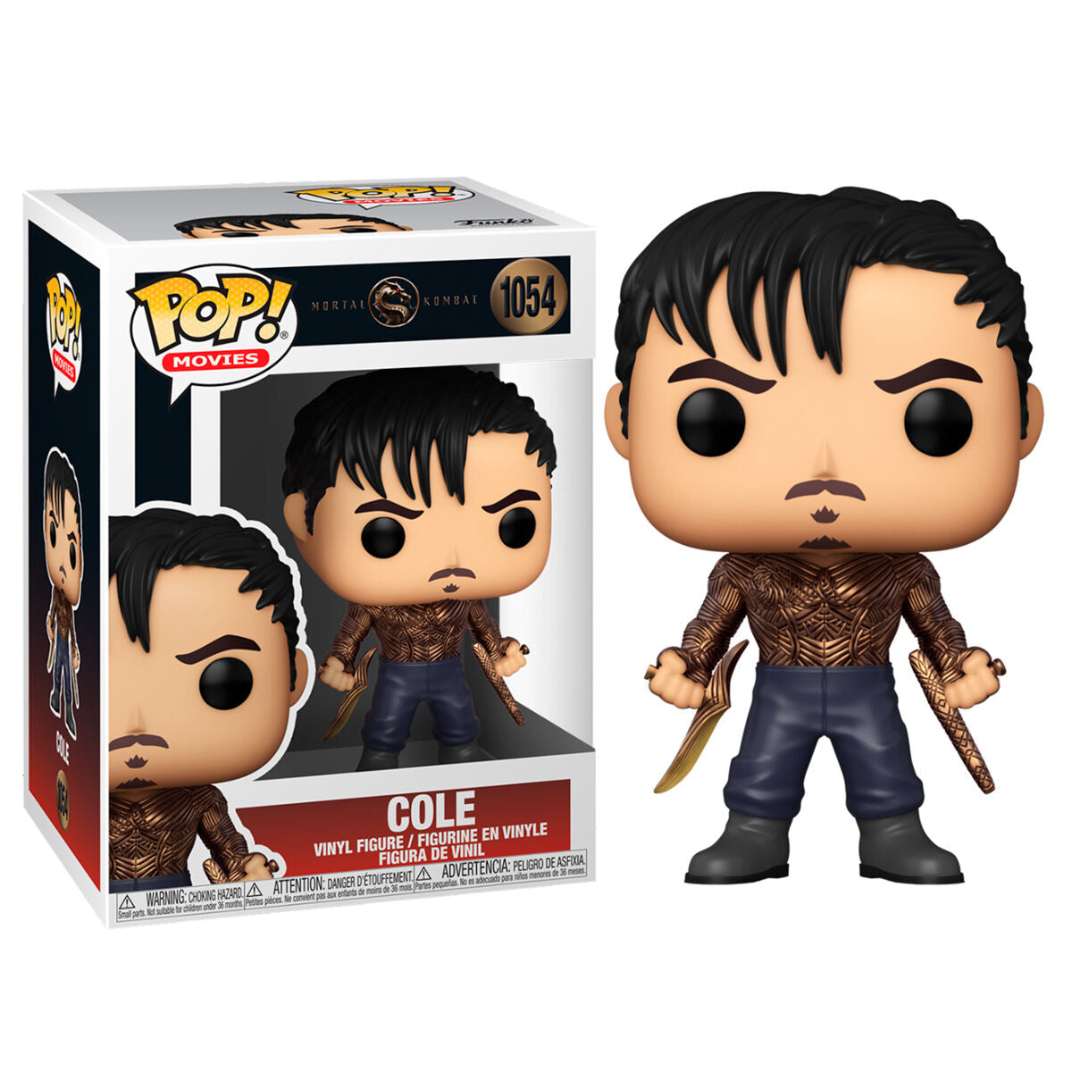 Funko Pop! Mortal Kombat - Cole Young Efecto Metalico 9 cm