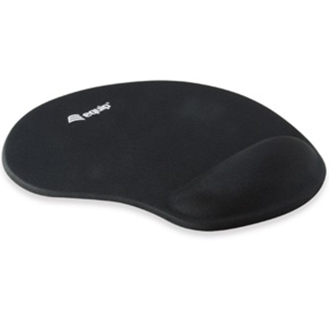 Alfombrilla Equip Life Antideslizante con Reposamuñecas - Ergonomía en Negro