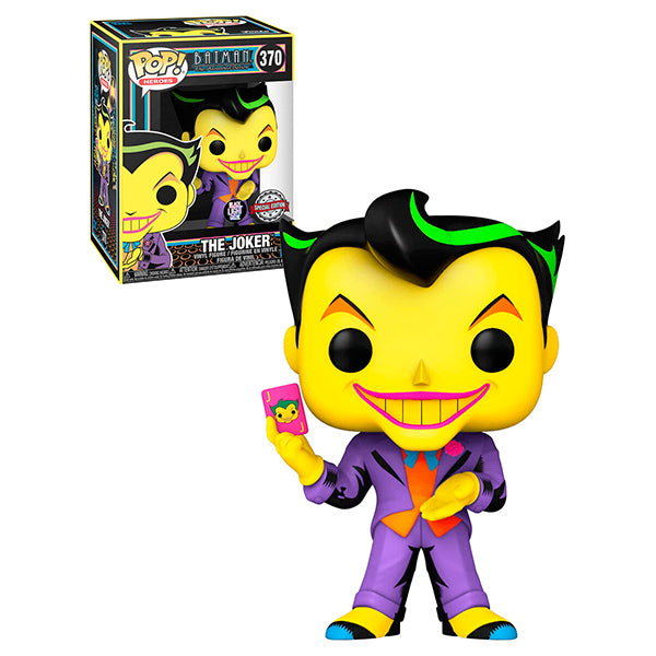 Funko Pop DC Black Light Joker - Figura de Vinilo Brillante en la Oscuridad 9 cm