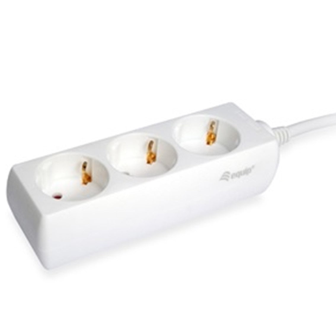 Regleta de Alimentación Equip con 3 Tomas y Cable de 1.5 Metros